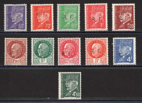 Frankrijk 1944 - Liberation of Bordeaux type 1 from N° 1 to 11, mint**. Nice set