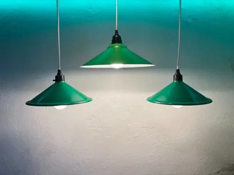 E.S. Horn - Hanglamp, Deens vintage lampontwerp