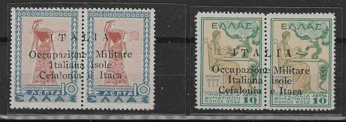 Italië - bezetting van de Ionische eilanden 1940-1943 1941 - 940 - cat.sassone n° 12Ae n° 32