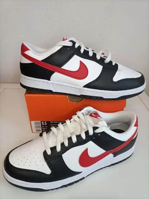 Nike - nike dunk liw retro red swooth panda 43 - Sneakers -