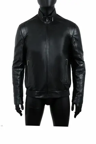 Versace Collection - ExclusivePure Calf leather Leren jas