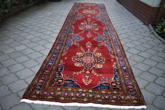 Tabriz - Loper - 455 cm - 115 cm