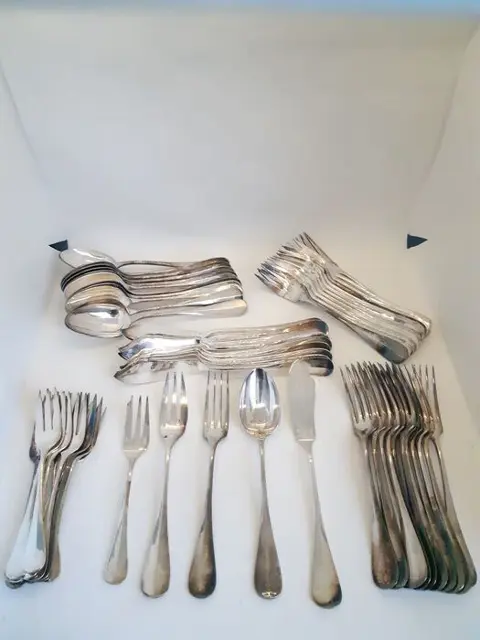 Christofle - Tafelservies voor 12 (60) - Verzilverd