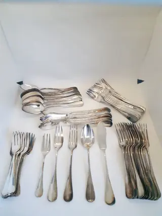 Christofle - Tafelservies voor 12 (60) - Verzilverd