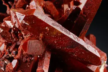 RODE KWARTS var IJZER met gele LIMONITE - natuurlijke