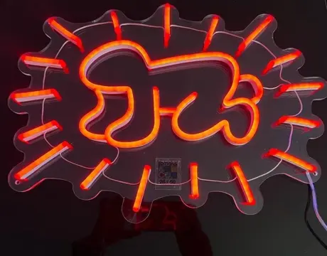 Keith Haring LED-neonlicht - Decoratieve kunst