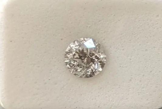 Diamant - 0.71 ct - Rond - F - P2, No Reserve Price