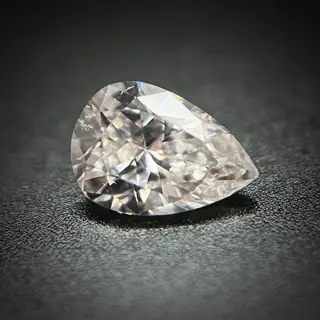 1 pcs Diamant - 0.24 ct - Peer - light pink - SI2