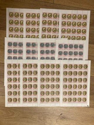Monaco 1994 - Museum of stamps and coins - high facial value - mint** - in sheets - Yvert n°1945 à 1947 x 120 exemplaires