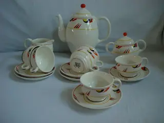 Willem Rozendaal - Petrus Regout - art deco koffieservies