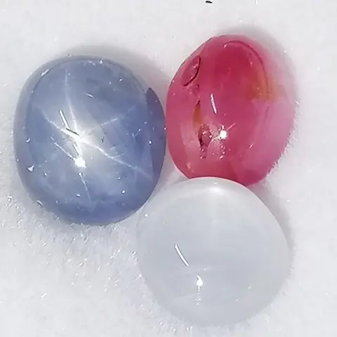 3 pcsStersaffier - 6.59 ct