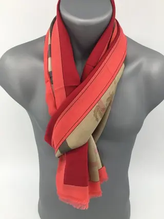 Burberry - ,Tartan 190/70 cm Corail - Sjaal