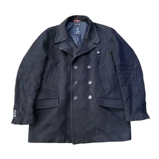 Fay - Exclusive Double-Breasted "Driving Coat" Jas