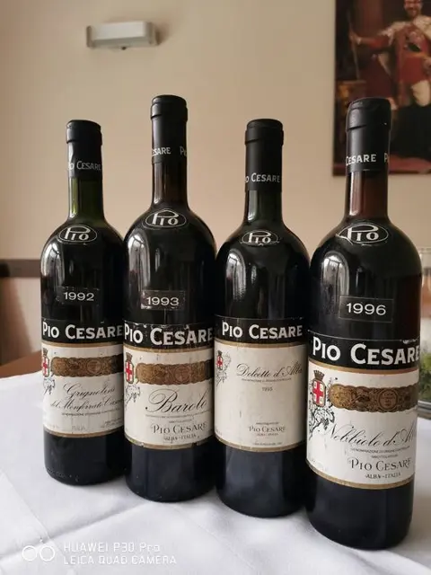 1992 Grignolino, 1993 Barolo ,1995 Dolcetto &amp; 1996