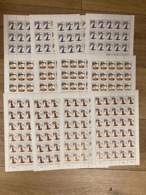 Monaco 1994 - ‘Santons’ - high facial value - mint** - in sheets - Yvert n°1957 à 1959 x 120 exemplaires