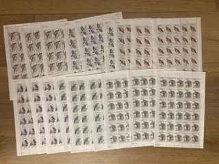 Monaco 1982 - Mercantour birds - in sheets - mint** - Yvert n°1316 à 1321 x 90 exemplaires