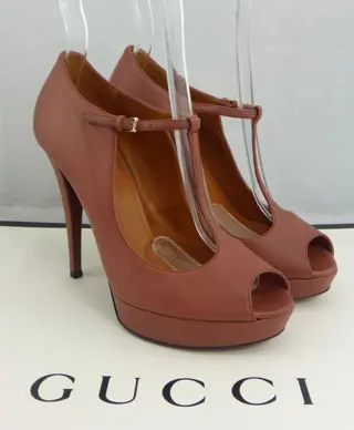 Gucci - Peeptoes - Maat: Schoenen / EU 38