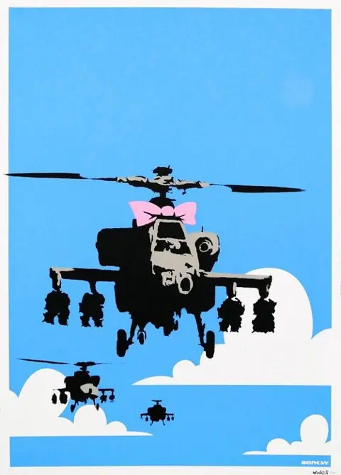 Banksy (after) - Happy Choppers