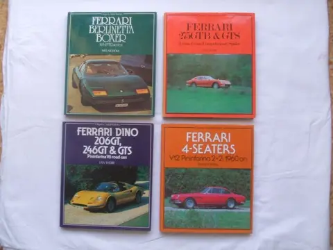 Boeken - lotto n. 4 libri osprey autohistory ferrari