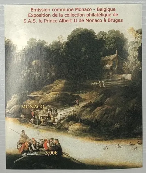 Monaco 2012 - Exhibition of the stamp collection of SAS Albert II in Bruges, imperforate, superb and rare! - Yvert & Tellier n° F2833