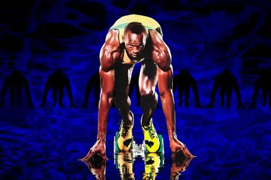 Olympische Spelen - Usain Bolt - 2023 - Kunstwerk