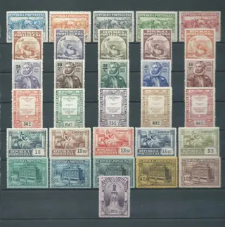 Portugal 1924 - 4th Centennial of the Birth of Luís de Camões - Mundifil 299\\329