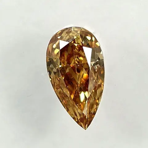 Diamant - 0.22 ct - Peer - Natural Fancy Brownish Orangy
