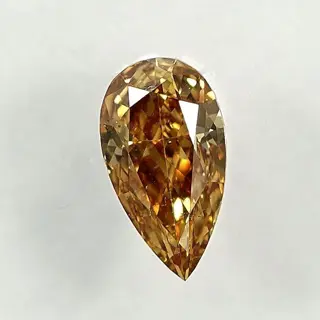 Diamant - 0.22 ct - Peer - Natural Fancy Brownish Orangy