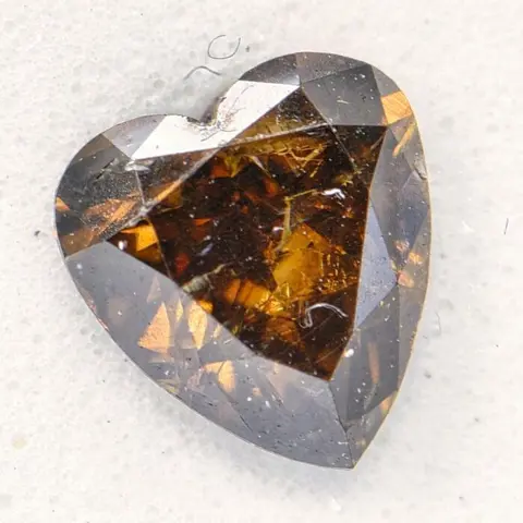 1 pcs Diamant - 1.15 ct - Hart - Natural Fancy Deep