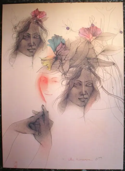 Bruno Bruni - Delle Primavera, handsigned - Jaren 1980