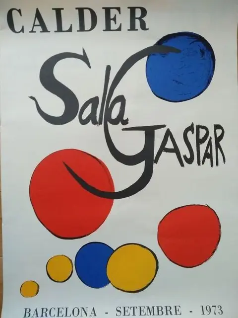 Alexander Calder - Sala Gaspar. Barcelona - 1973