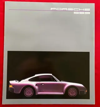 Brochures/catalogi - Porsche 959 sales brochure 1985 -