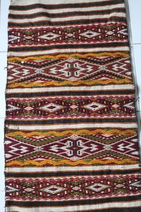 Yuruk - Turkse nomadische graanzak, Chuval - 116 cm - 61 cm