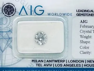 1 pcs Diamant - 1.02 ct - Briljant, Rond - E - P1