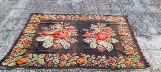 Azeri - Millefleurs wandtapijt - 3.14 cm - 1.73 cm