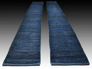 Blue Gabbeh rug set (2x) - Loper - 240 cm - 36 cm
