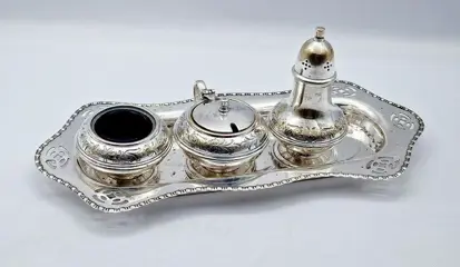 Kruidenset - EPNS - Verzilverd