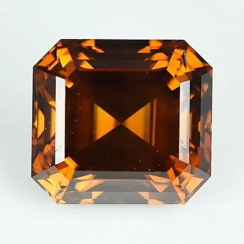 Diamant - 1.26 ct - Smaragd - Kleurbehandeld, Fancy Deep