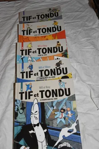 Tif et Tondu - Intégrale T1 à T5 - 5x C - Eerste druk - (2007/2009)
