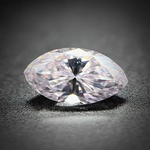 Diamant - 0.26 ct - Markies - very light pink - VS1