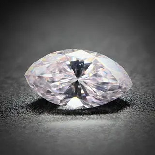 Diamant - 0.26 ct - Markies - very light pink - VS1