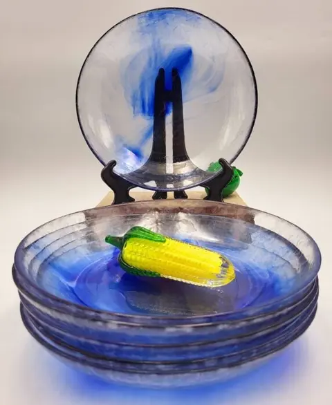 Bormioli Rocco - Salade / Soepbord (6) - Glas - Murano Blue