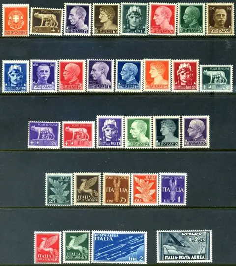 Koninkrijk Italië - Imperial, Pegasus and express airmail. 31 stamps