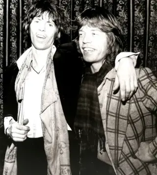 Wide World Photo/Chuck Pulin - (2x) Mick Jagger &amp; Keith