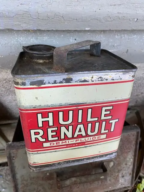 Oliekan - huiles automobiles Renault - Renault - 1930-1940