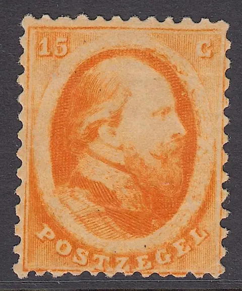 Nederland 1864 - Koning Willem III Tweede emissie - NVPH 6