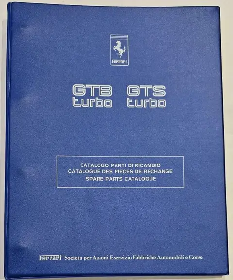 Boeken - Ferrari Catalogo Parti di Ricambio GTS/GTB Turbo