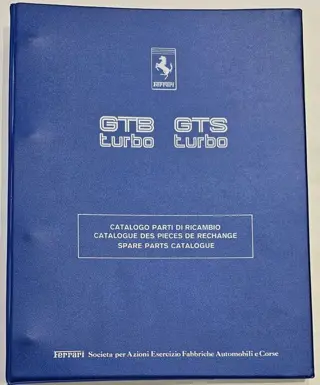 Boeken - Ferrari Catalogo Parti di Ricambio GTS/GTB Turbo