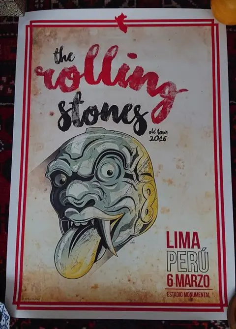 Luis Atao - Rolling Stones concierto Lima Perú 2016 Gira Olé