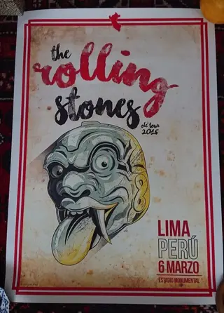 Luis Atao - Rolling Stones concierto Lima Perú 2016 Gira Olé